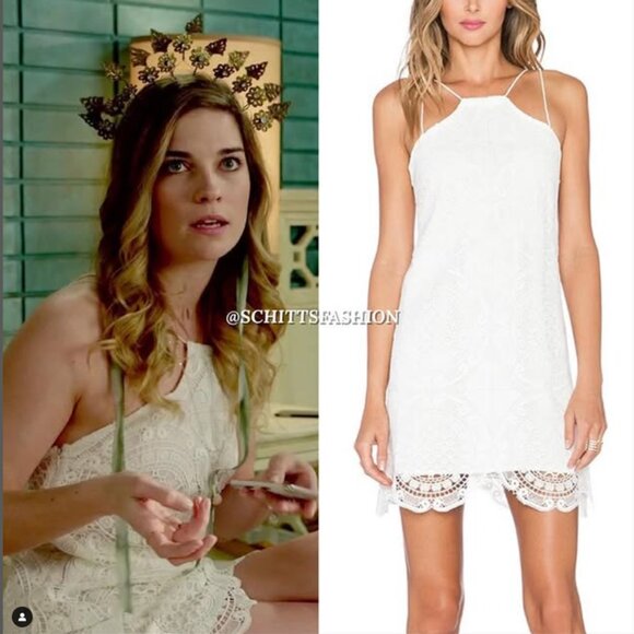 ASO Alexis Rose Schitts Creek - Stylestalker White Dress - Picture 1 of 6